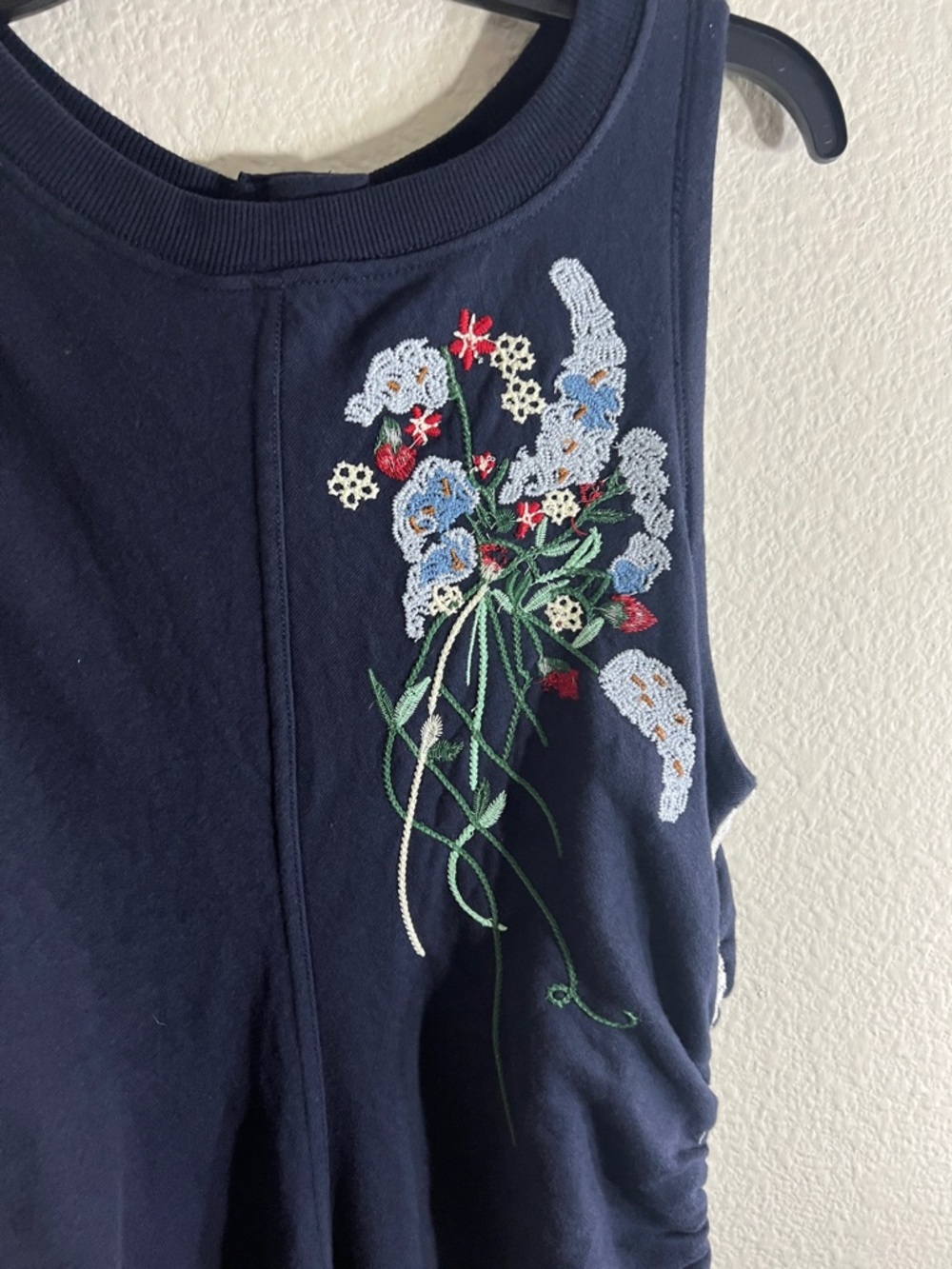 Anthropologie Daily Practice Sports Start Sleeveless Midi Dress nautical summer - Picture 5 of 14